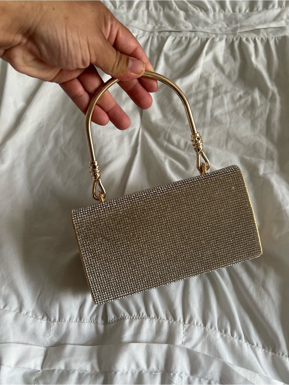 Sparkly Rhinestone Clutch Evening Bag